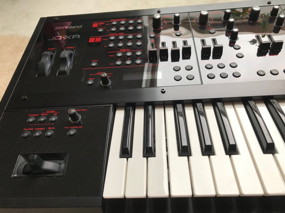 Roland JD-XA - Overlay instalado RESERVADO