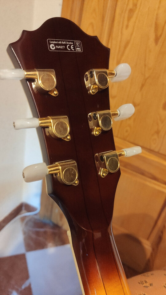 Ibanez AS103 con pastillas Dimarzio PAF 36th Anniversary y estuche rígido