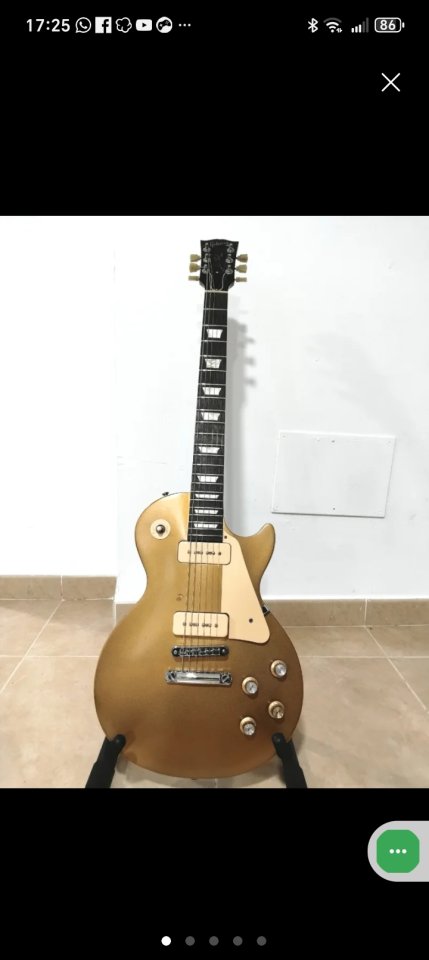 Les paul Gibson studio gold top, 3,1kgs