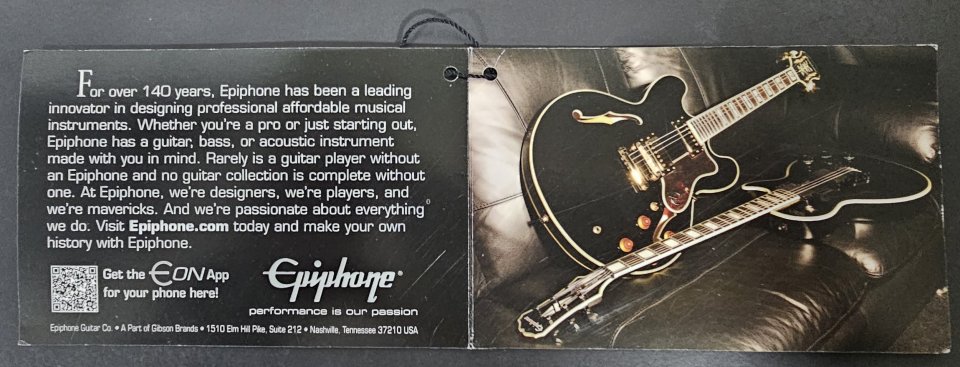 Epiphone 58 Korina Flying-V LTD, Natural