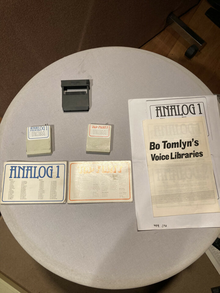 Yamaha DX7 Bo Tomlyn Analog 1 + Top Forty ROM