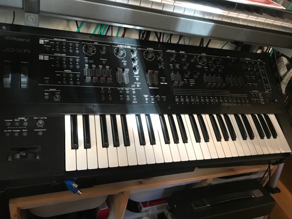 Roland JD-XA - Overlay instalado RESERVADO