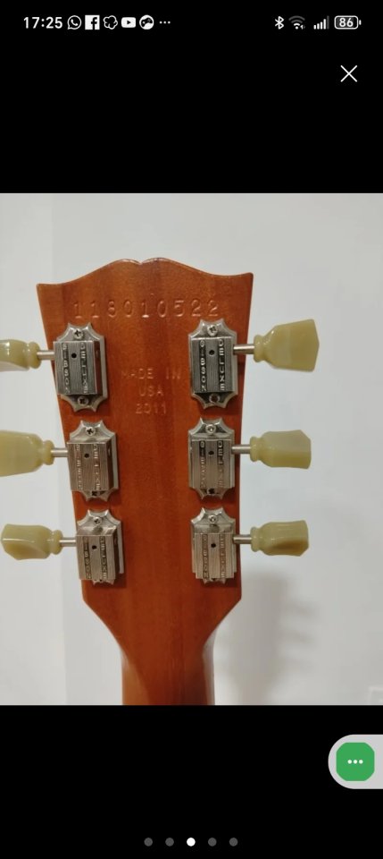 Les paul Gibson studio gold top, 3,1kgs