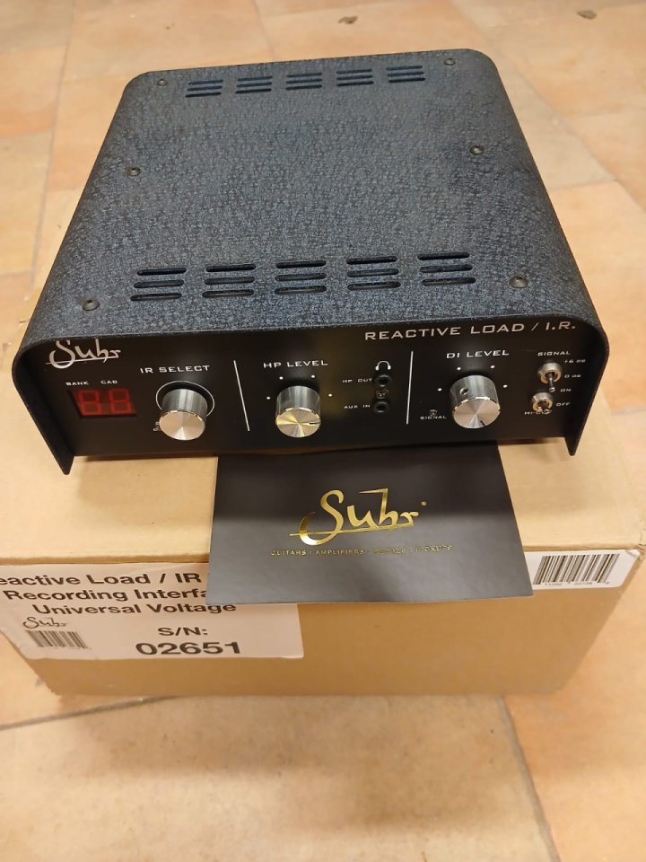 SUHR reactive load IR 8 ohms Estado impecable, con embalaje original de segunda mano · Foto 5 de 5 · Lleida · 400 €