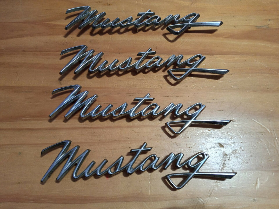 Chapas míticas de coches: Mustang 1968 y 1970, Rebajadas!