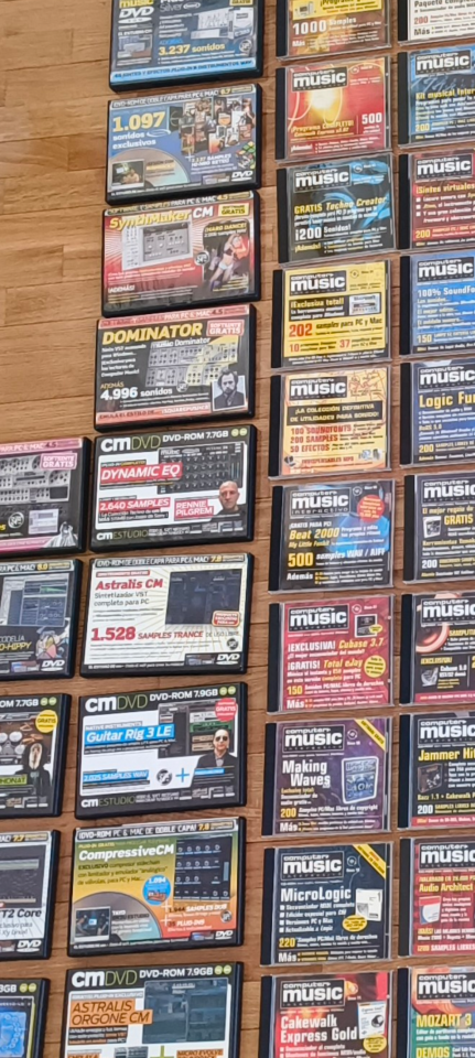 Coleccion Computer Music DVD CD-ROM 118 unidades de segunda mano · Foto 6 de 10 · Madrid · 120 €