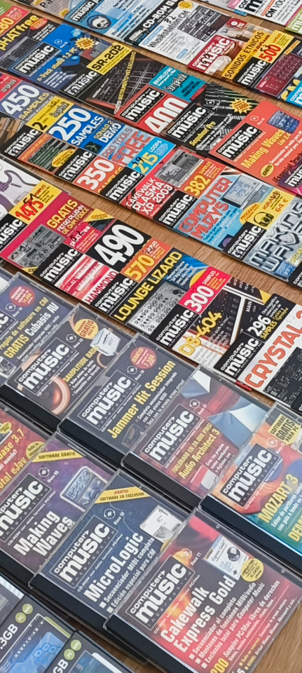 Coleccion Computer Music DVD CD-ROM 118 unidades de segunda mano · Foto 7 de 10 · Madrid · 120 €