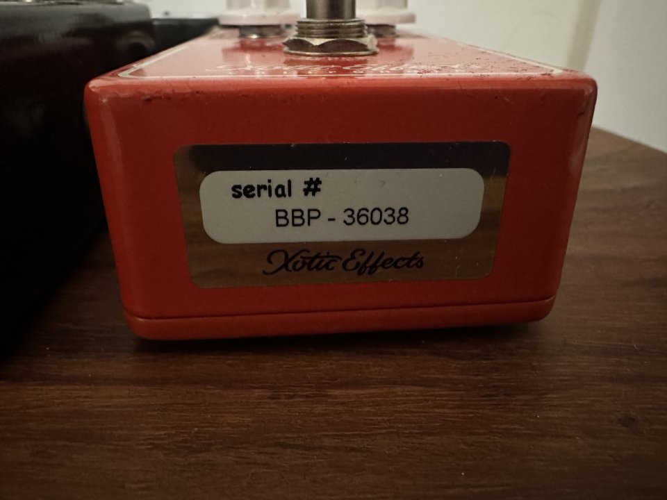 Xotic BB Preamp.