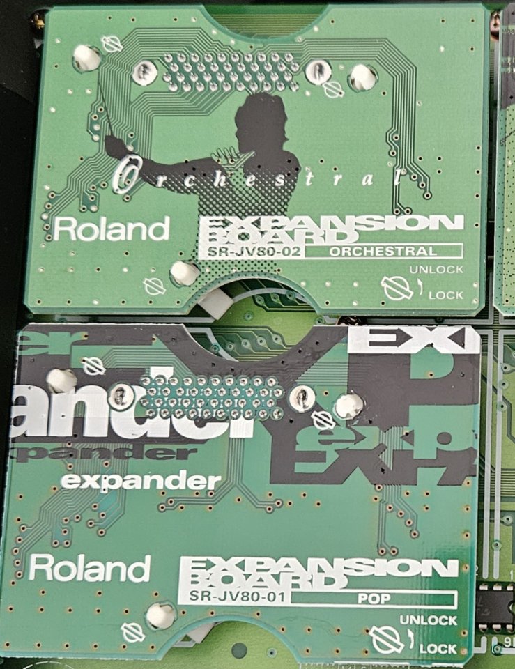 Tarjetas expansion SR-JV80-XX