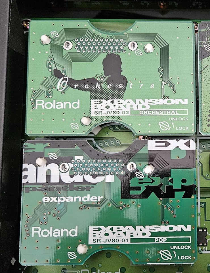 Tarjetas expansion SR-JV80-XX