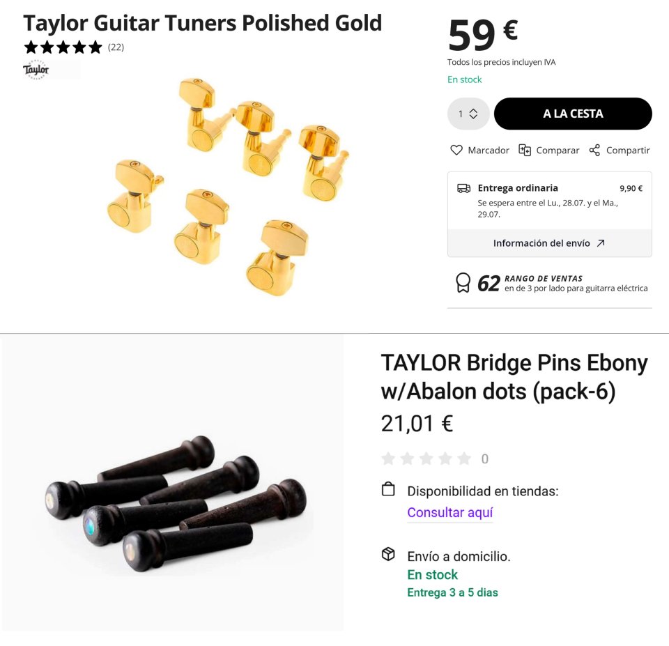 Guitarra electroacústica Taylor 214ce Rosewood