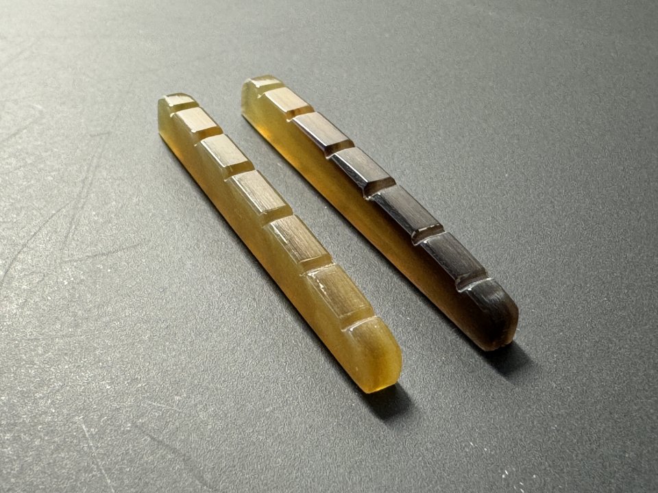 Cejuela de Cuerno buey ambar para Fender