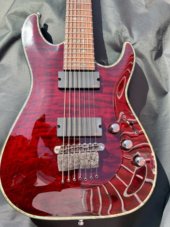 Schecter Hellraiser C-7 con 24v mod