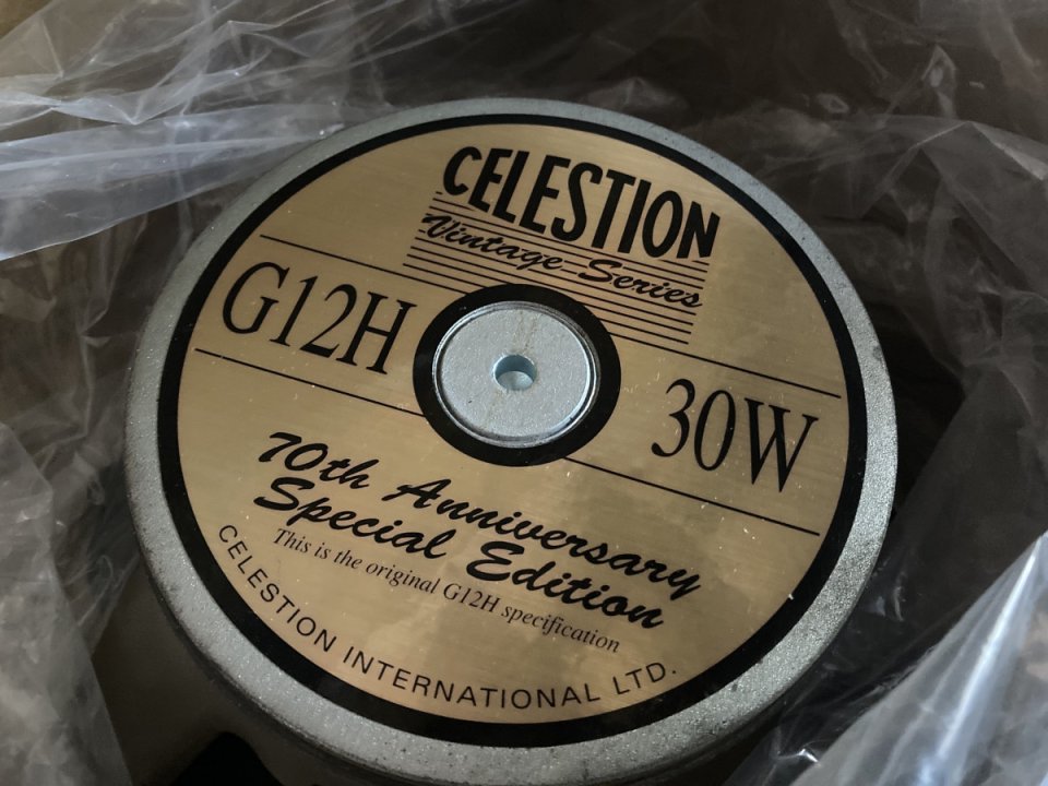 Celestion G12H-30 70th Anniversary