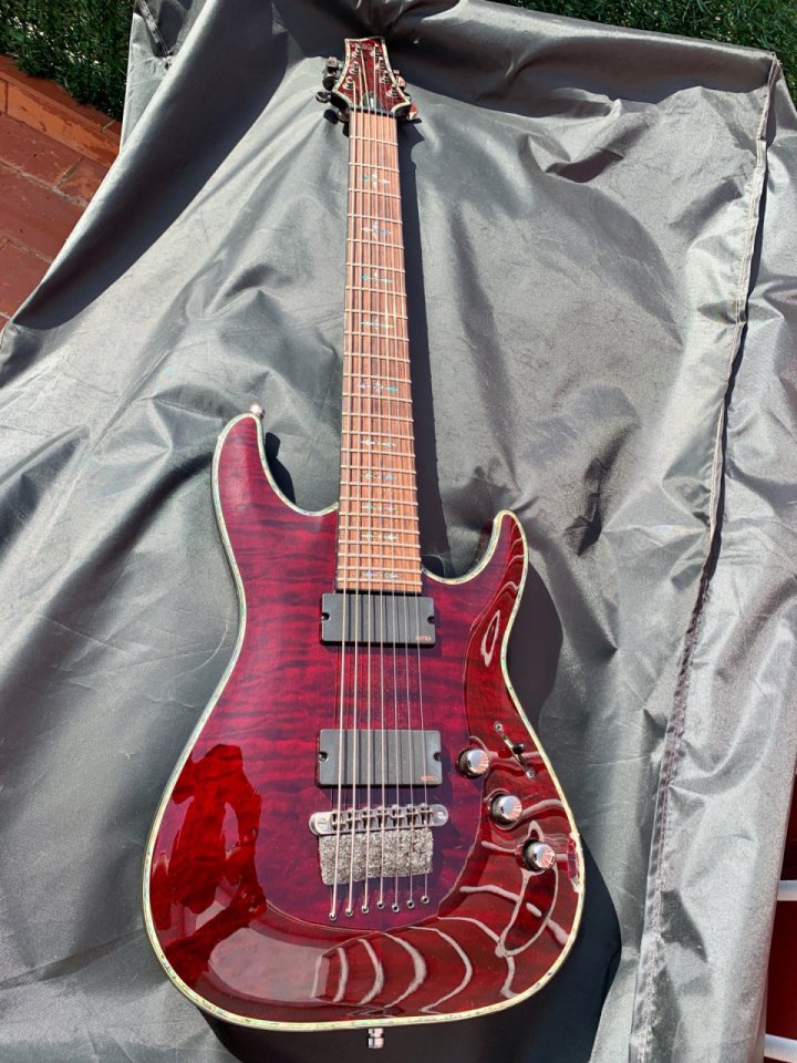 Schecter Hellraiser C-7 con 24v mod
