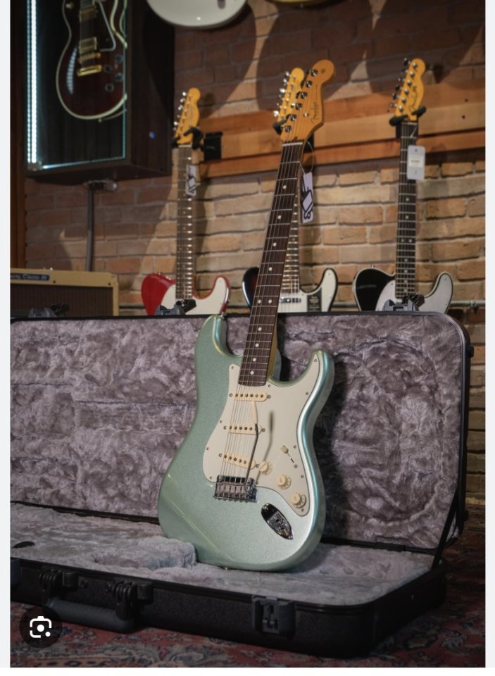 Fender Am Pro II mystic surf green