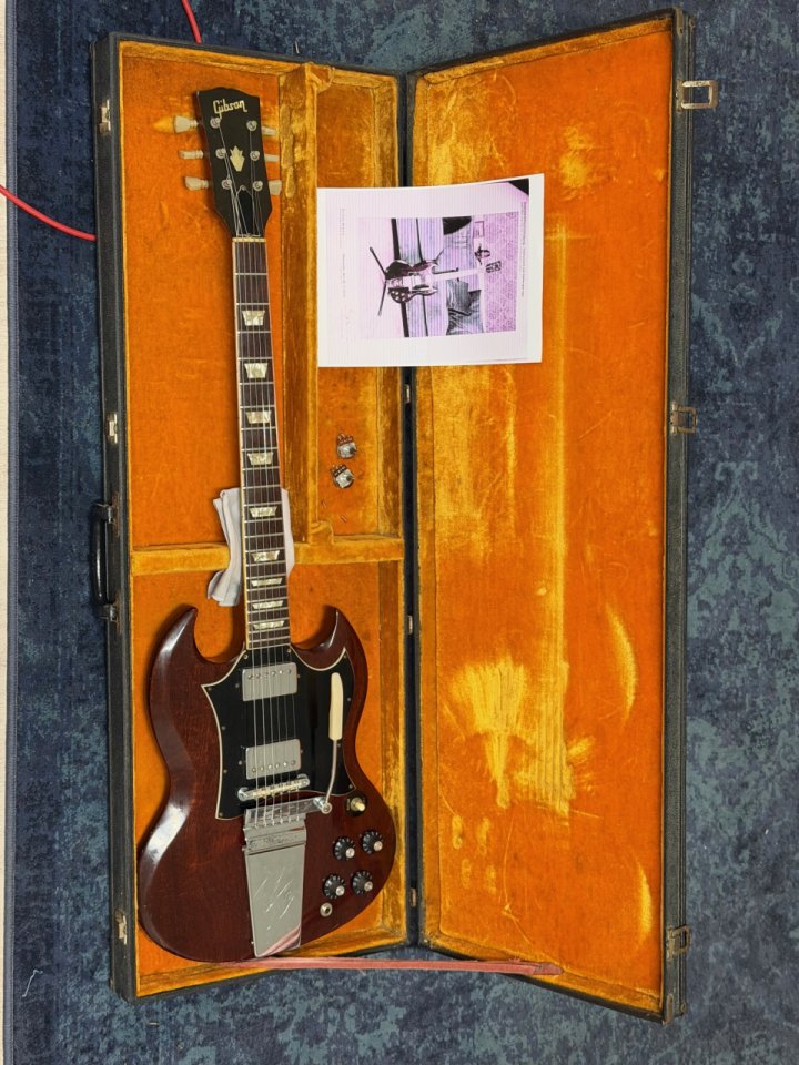 Gibson SG Standard 1971 Cherry (Cambio)