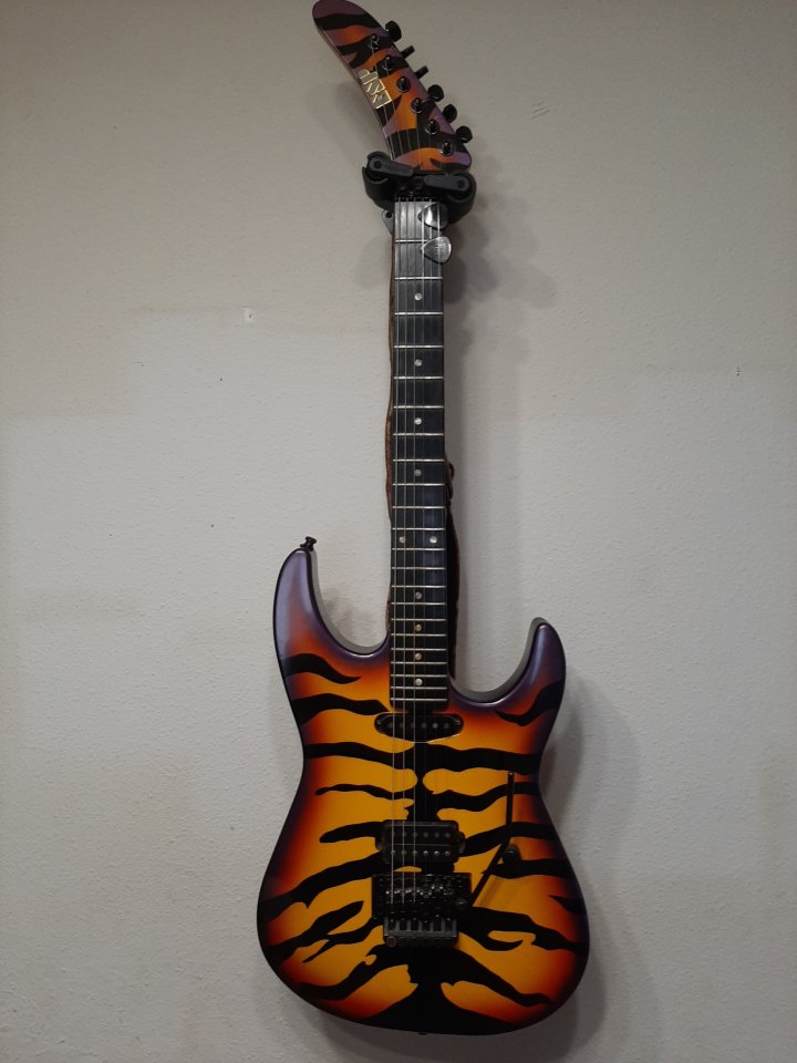 ESP sunburst tiger (George Lynch) de segunda mano · Foto 1 de 6 · Gipuzkoa · 3500 €