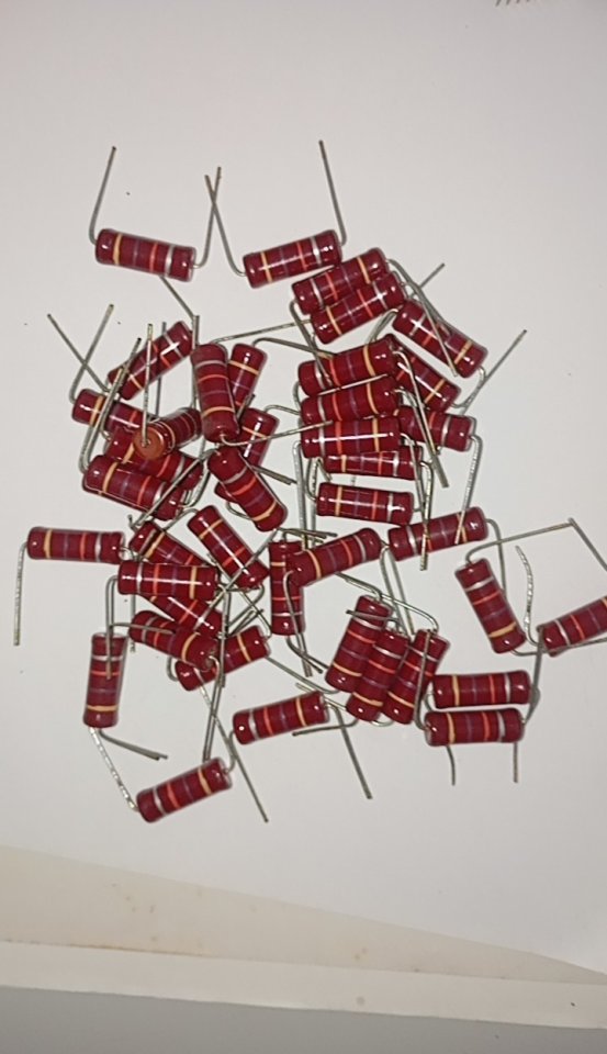 42 unidades de Resistencias PIHER Vintage 47 kΩ (NOS) de segunda mano · Foto 1 de 2 · Barcelona · 1 €