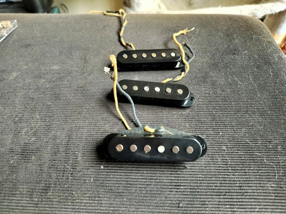 Set 3 pastillas Suhr V60LP Stratocaster de segunda mano · Foto 1 de 7 · Valladolid · 280 €