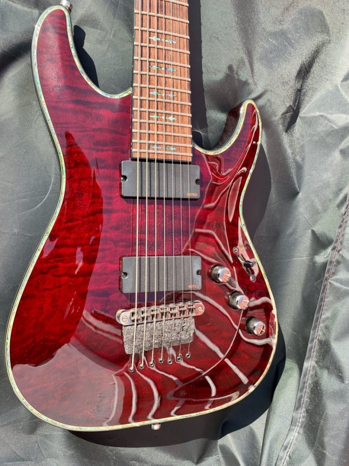 Schecter Hellraiser C-7 con 24v mod