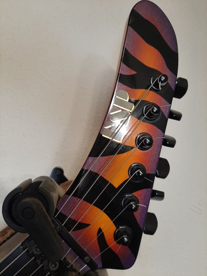 ESP sunburst tiger (George Lynch) de segunda mano · Foto 3 de 6 · Gipuzkoa · 3500 €