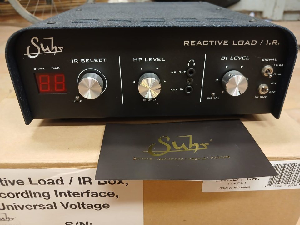 SUHR reactive load IR 8 ohms Estado impecable, con embalaje original de segunda mano · Foto 1 de 5 · Lleida · 400 €