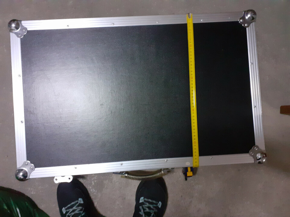 Fligth Case Pedalera Pedalboard gigante marca Spider
