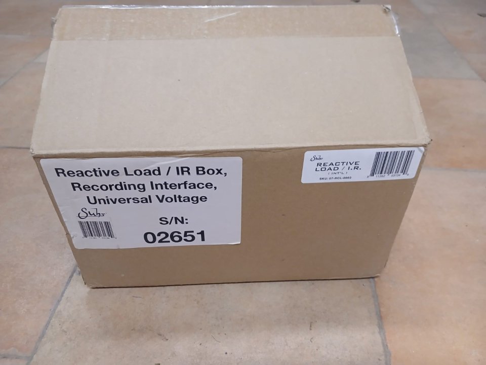 SUHR reactive load IR 8 ohms Estado impecable, con embalaje original de segunda mano · Foto 3 de 5 · Lleida · 400 €