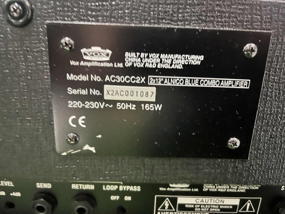 VOX AC30 CC2X de segunda mano · Foto 6 de 9 · Bizkaia · 750 €