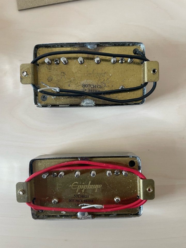 Pastillas epiphone LP