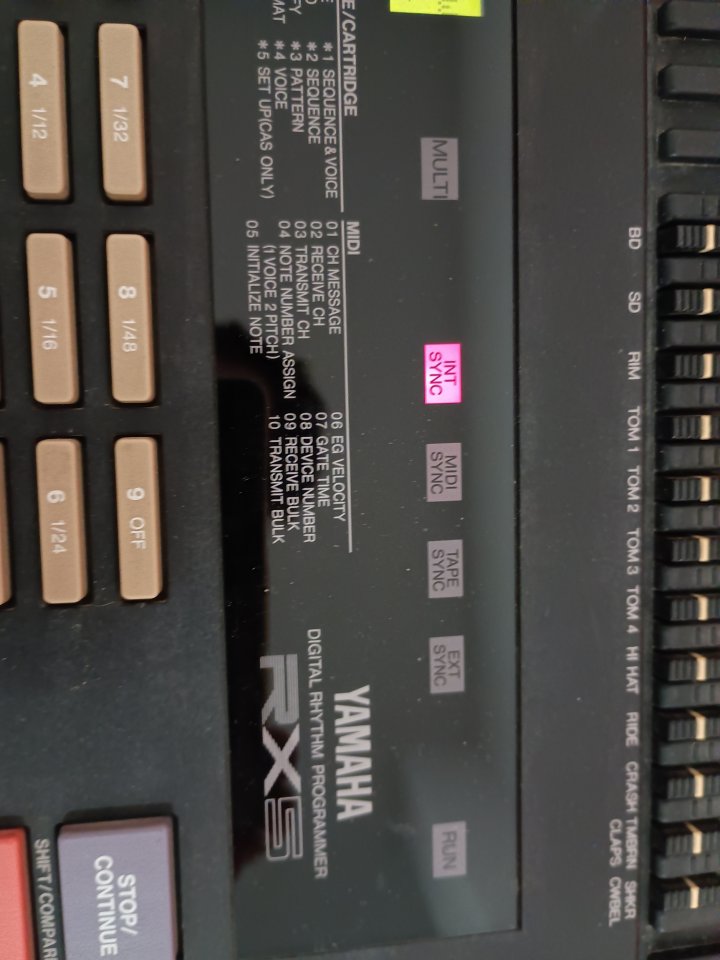 Caja de ritmos Yamaha RX5