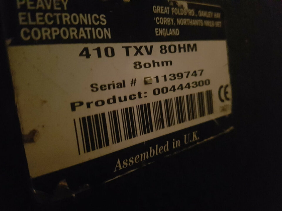 Pantallas de bajo Peavey REBAJADAS