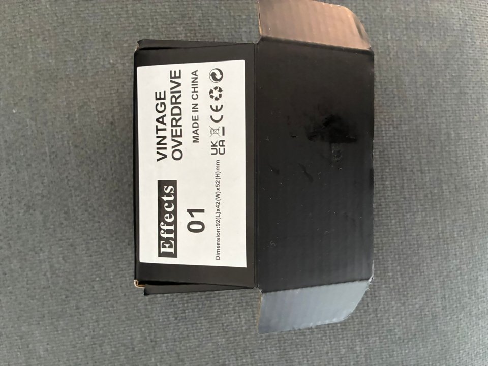 Pedal guitarra overdrive