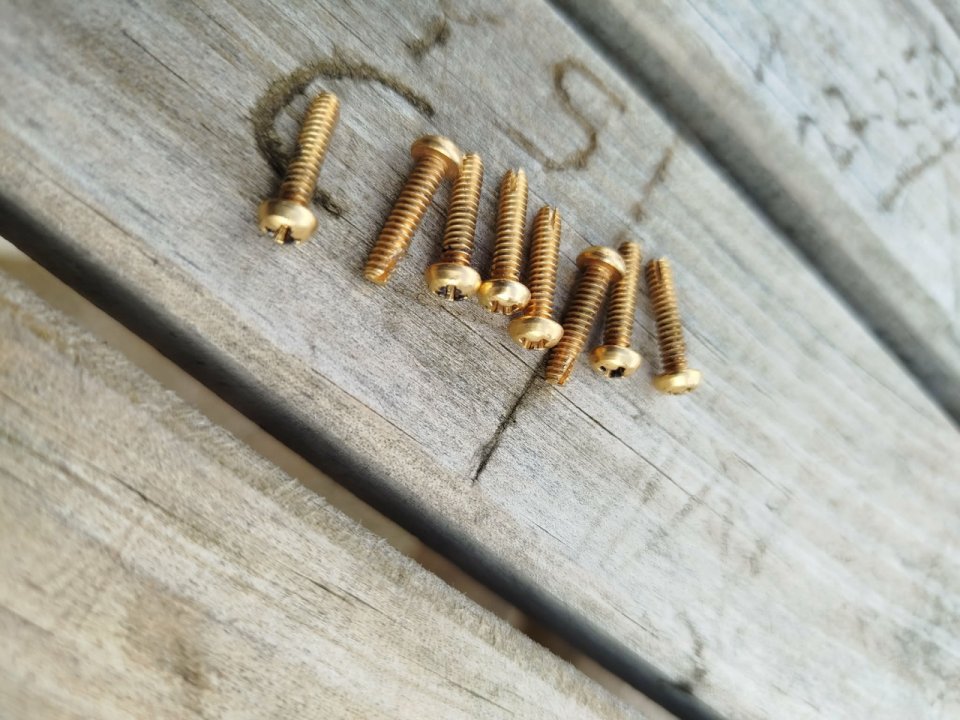 Stratocaster Gold set tornillos dorados de segunda mano · Foto 1 de 6 · Albacete · 15 €