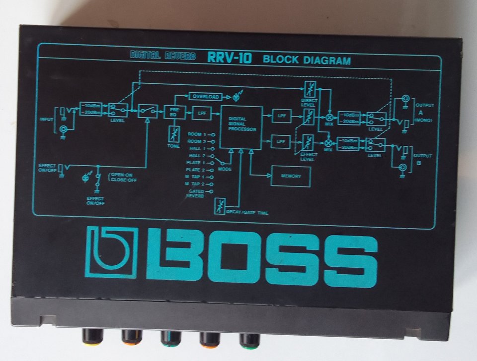 Boss RRV-10 (reverb micro-rack)