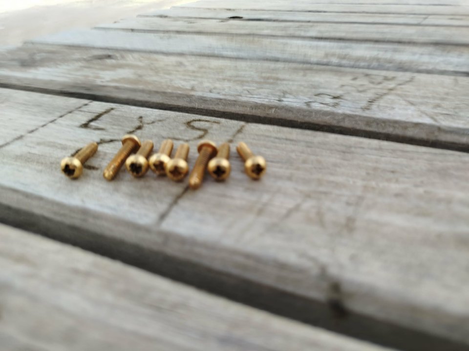 Stratocaster Gold set tornillos dorados de segunda mano · Foto 3 de 6 · Albacete · 15 €