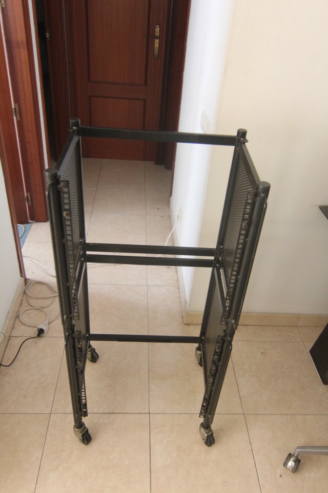 Rack Audio con ruedas plegable y desmontable