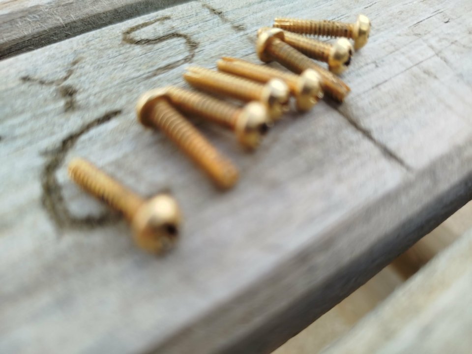 Stratocaster Gold set tornillos dorados de segunda mano · Foto 4 de 6 · Albacete · 15 €