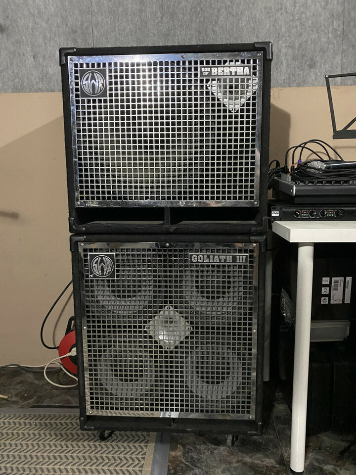 SWR Goliath III 4x10 & Son of bertha 1x15 USA de los 90
