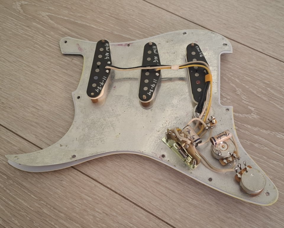Pickguard Fender Custom Shop 62