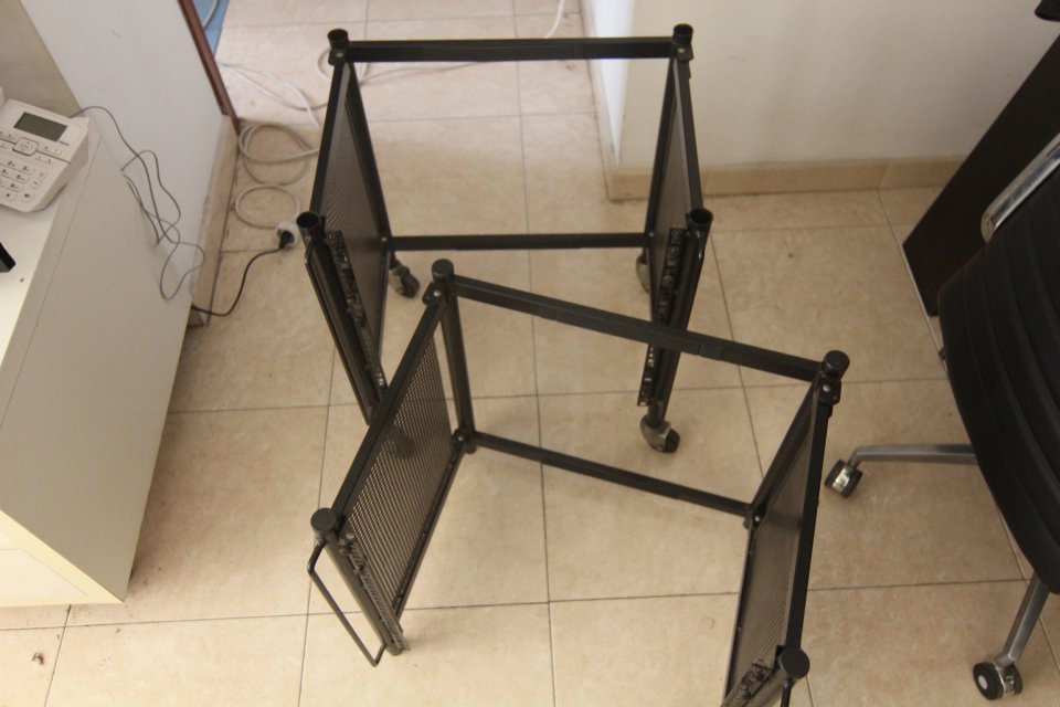 Rack Audio con ruedas plegable y desmontable