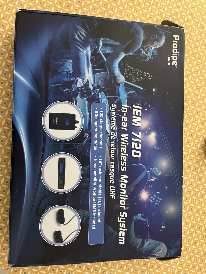 Sistema inalámbrico in ears Produce IEM 7120