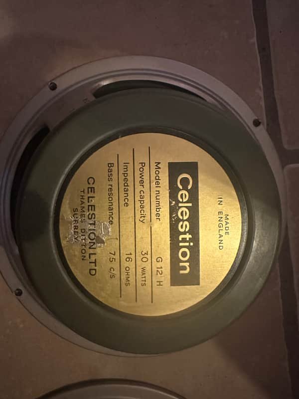Celestion Pre-Rola 1970 G12H T1217 de segunda mano · Foto 1 de 5 · Madrid · 450 €