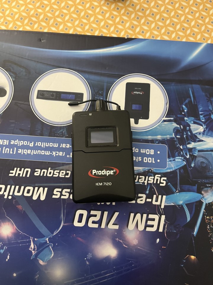 Sistema inalámbrico in ears Produce IEM 7120