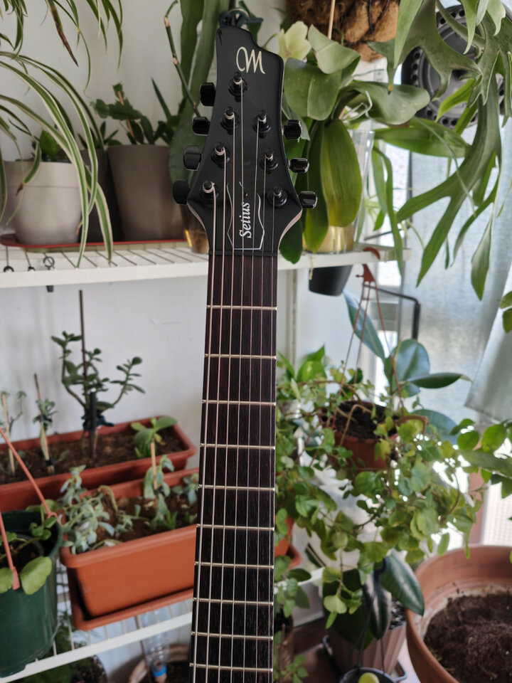 MAYONES Setius 7 cuerdas GTM Trans Black