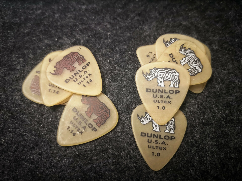 Plectros Jim Dunlop ULTEX y Nylon