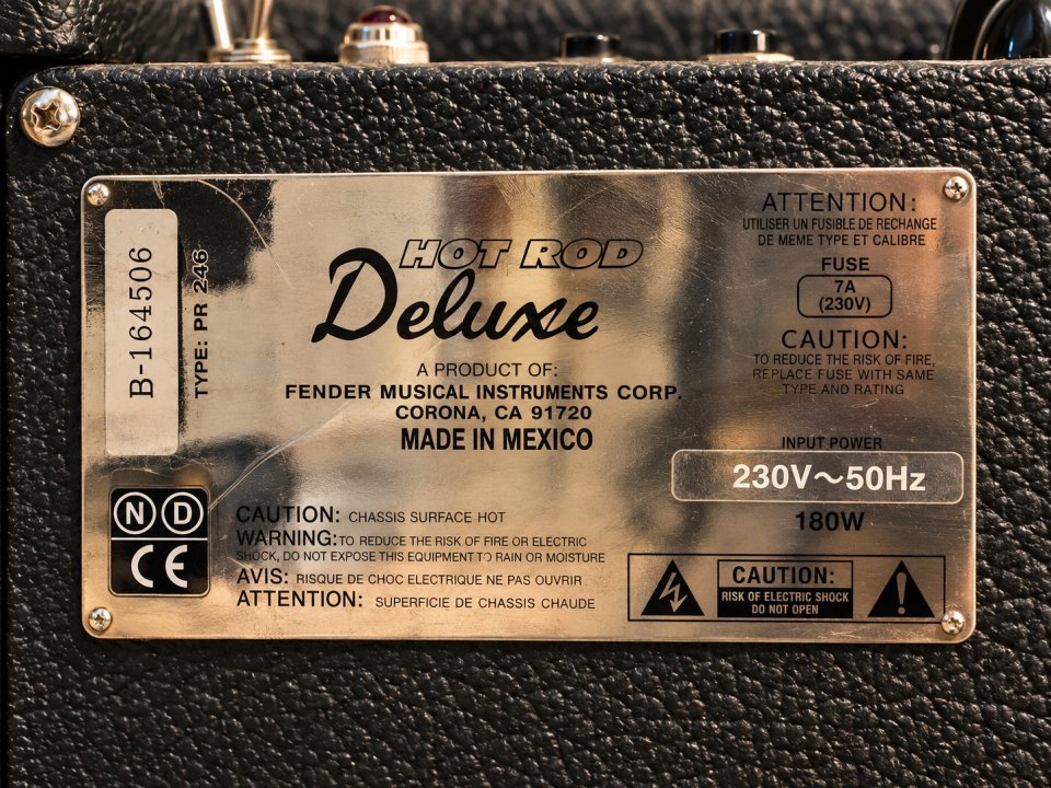 Fender Hot Rod Deluxe 40W válvulas - 1ª generación de segunda mano · Foto 4 de 5 · Barcelona · 550 €