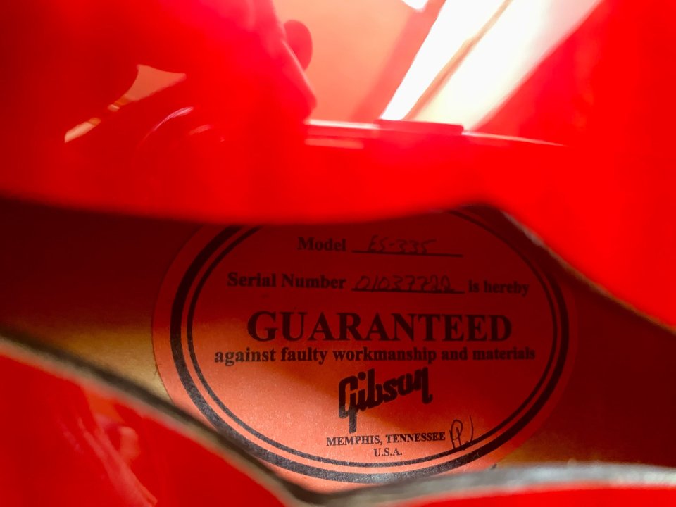 Gibson Memphis ES-335 Dot 2007 Gloss Figured Cherry de segunda mano · Foto 10 de 10 · Pontevedra · 2850 €