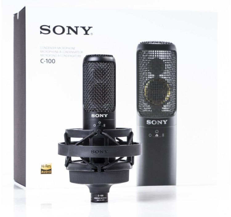 Micrófono Sony c-100 (condensador de gran diafragma)